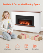 Chimenea eléctrica independiente de 65, 5 pulgadas | VEVOR