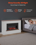 Chimenea eléctrica independiente de 65, 5 pulgadas | VEVOR
