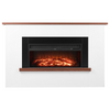 Chimenea eléctrica independiente de 65, 5 pulgadas