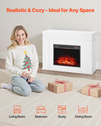 Chimenea eléctrica independiente de 43 pulgadas | VEVOR
