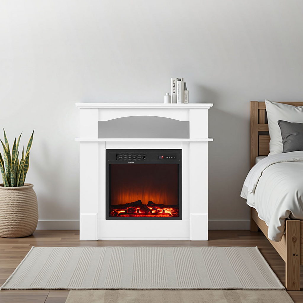 Chimenea eléctrica independiente de 84 cm (33 pulgadas) | VEVOR