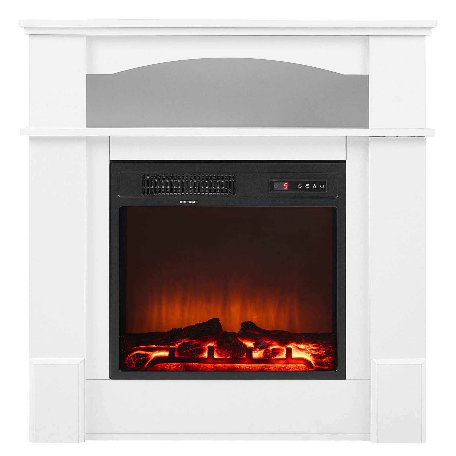 Chimenea eléctrica independiente de 84 cm (33 pulgadas) | VEVOR