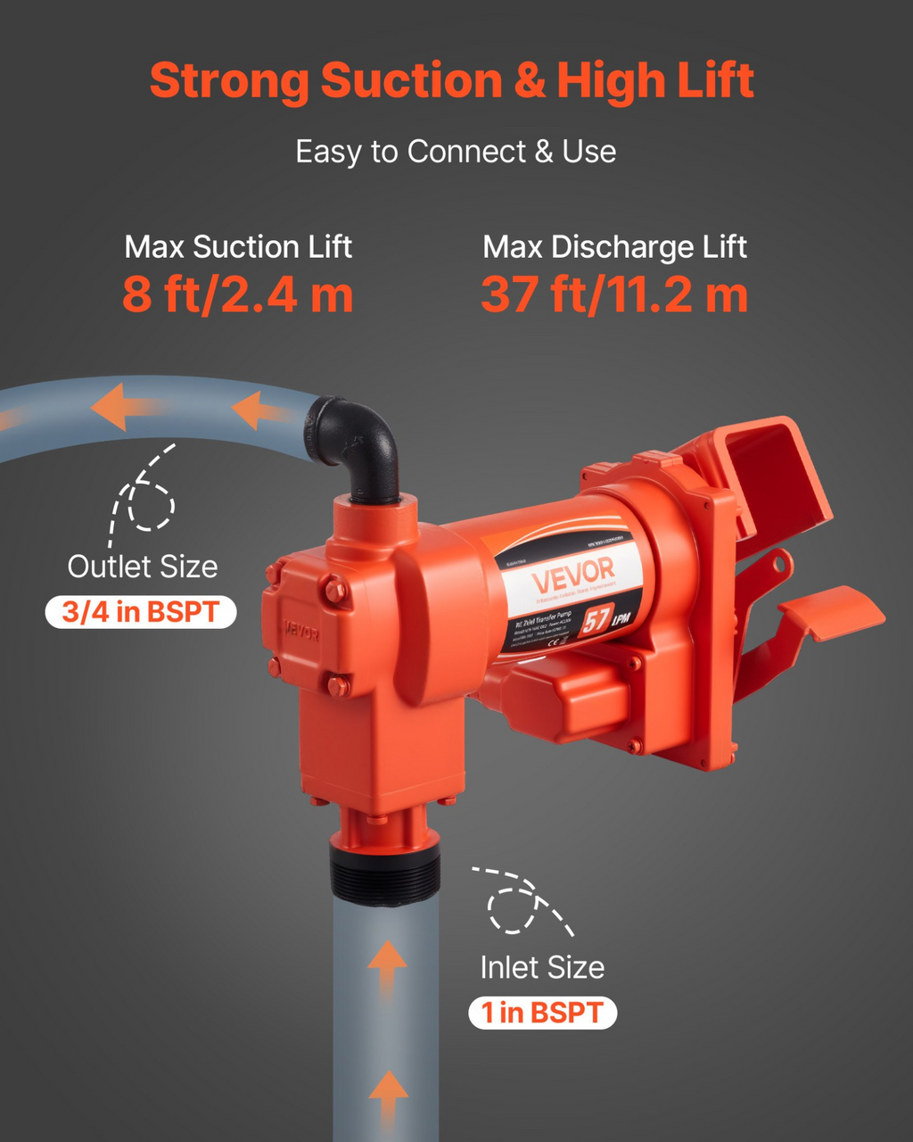 Bomba de transferencia de combustible de 110 V | VEVOR