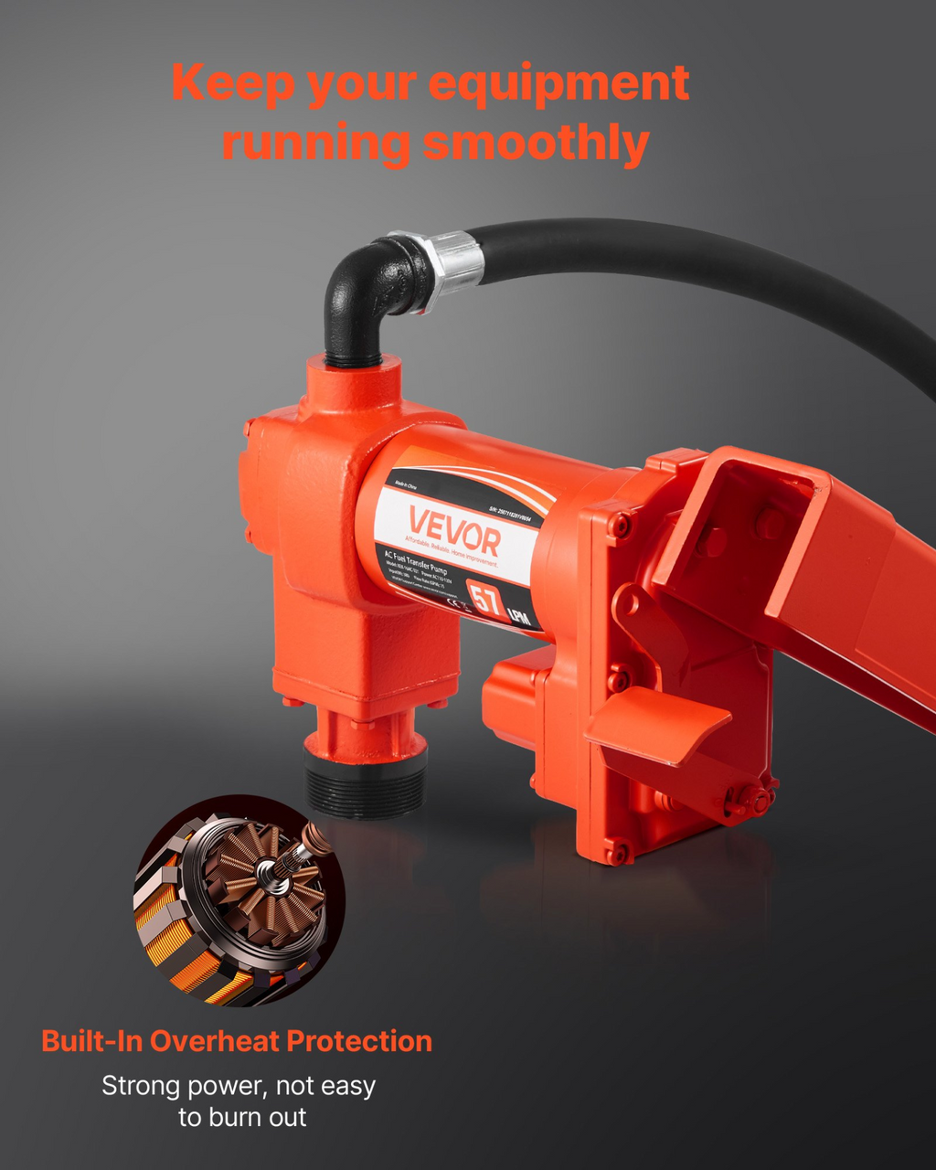 Bomba de transferencia de combustible de 110 V | VEVOR