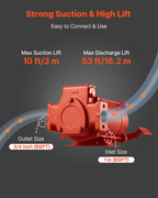 Bomba de transferencia de combustible de 110 V, 20 GPM | VEVOR
