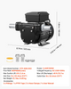 Bomba de transferencia de aceite 110V, 16 GPM 60 L/min