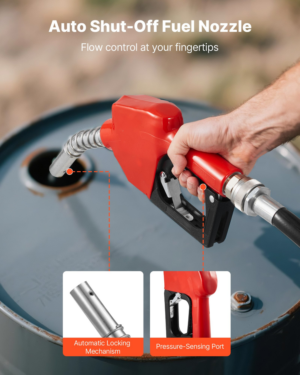 Bomba de transferencia de combustible 110V | VEVOR