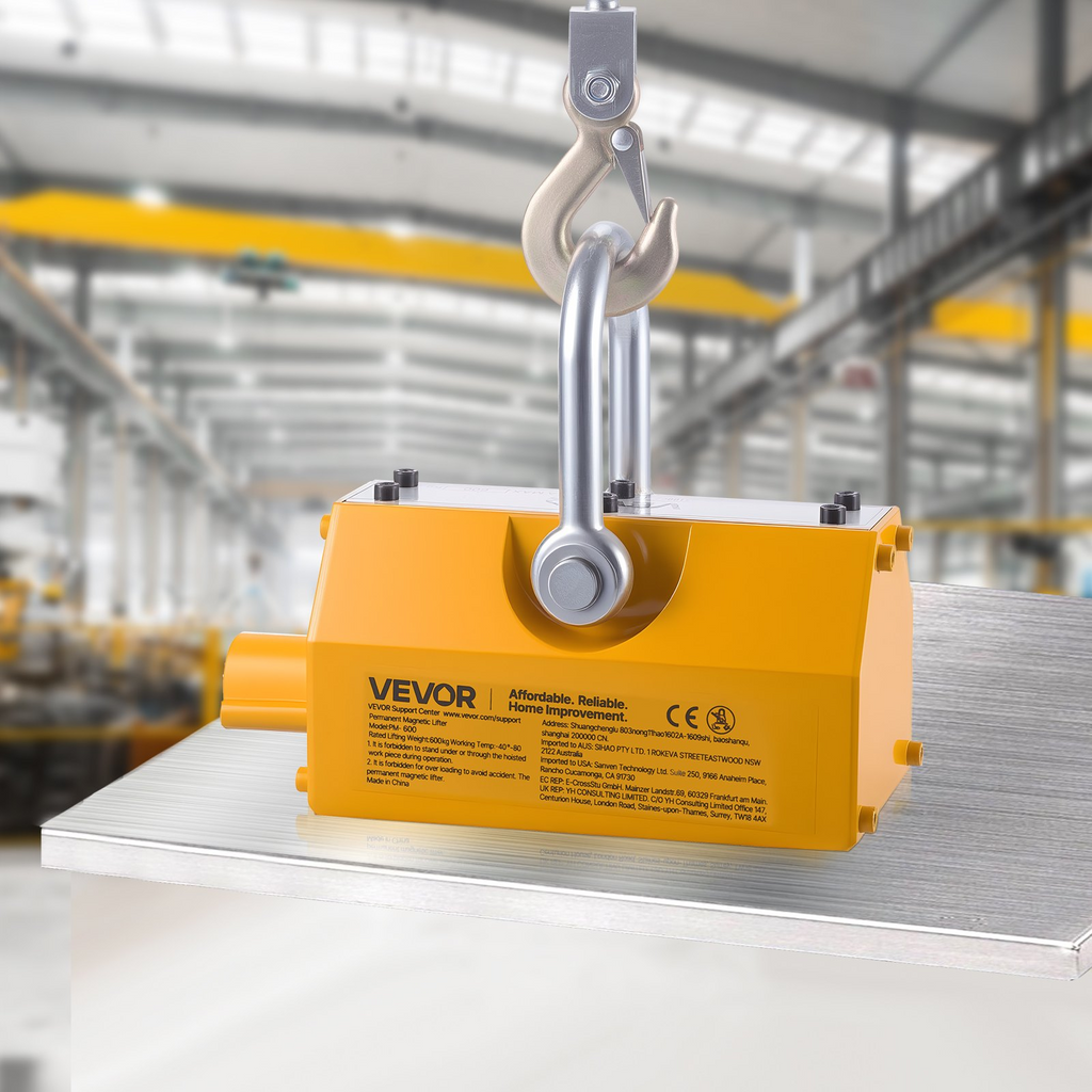 Elevador magnético permanente, 600 kg | VEVOR