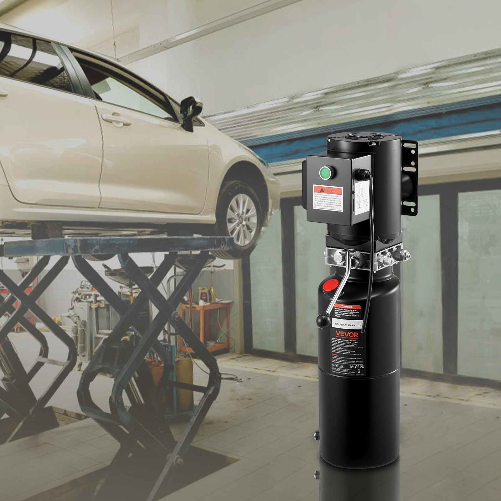 Bomba hidráulica, 220 V CA, 10 cuartos de galón | VEVOR