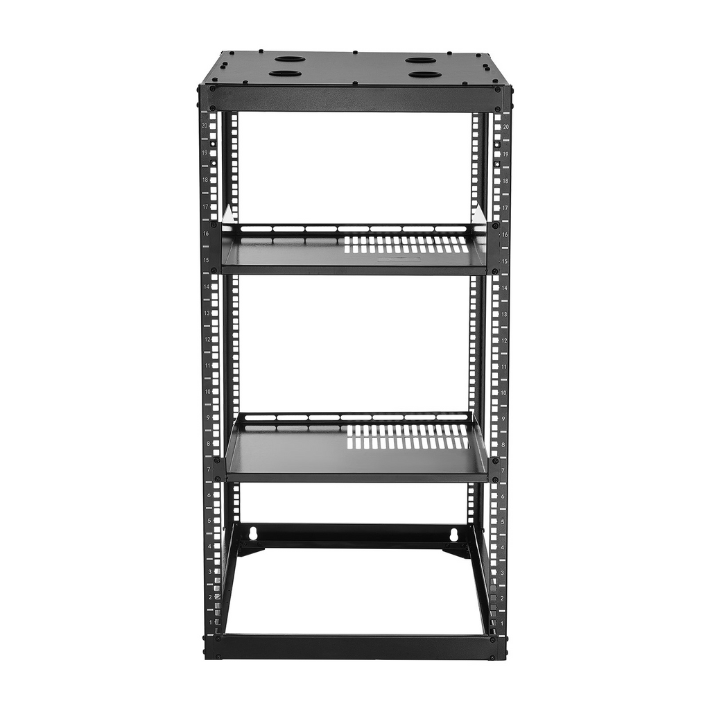 Rack de red de 20U con estructura abierta | VEVOR