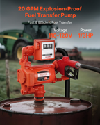 Bomba de transferencia de combustible de 110 V, 76 L | VEVOR