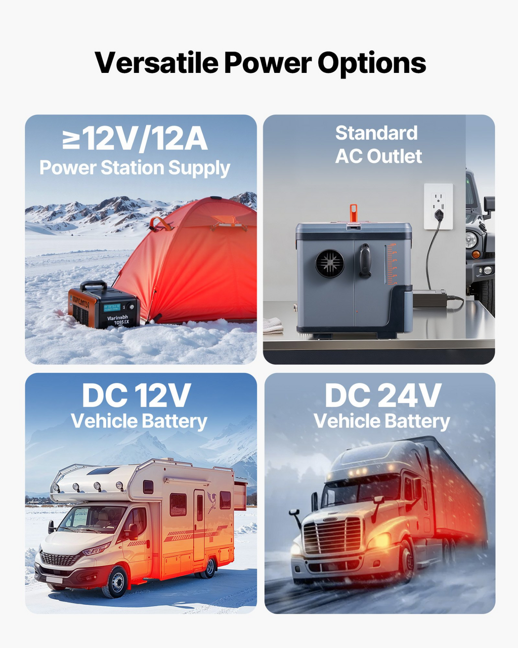 Calefactor diésel, 8 kW, CC 12 V/24 V