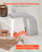 Grifo de lavabo sin contacto, 16 pulgadas | VEVOR